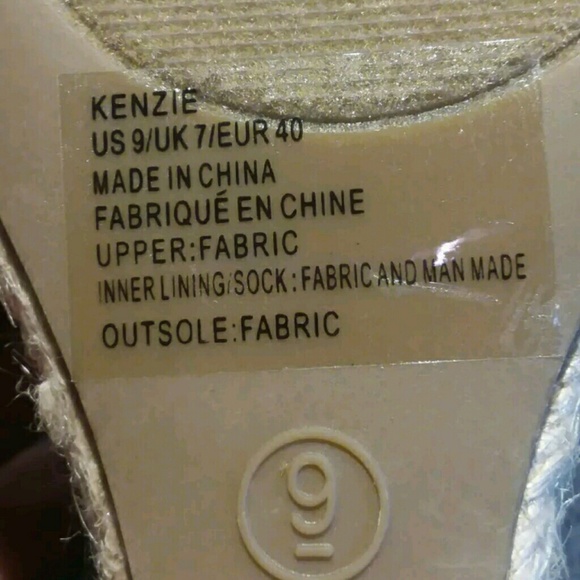 JUSTFAB Kenzie Wedge - size 9 - TEAL - Picture 6 of 7